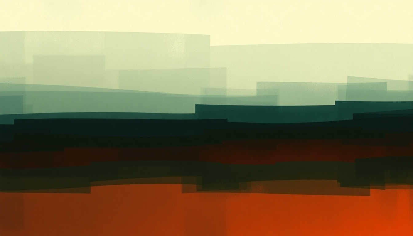 Fan-driven abstract illustration evoking the emotional arc of Love Hurt Bleed by Gary Numan