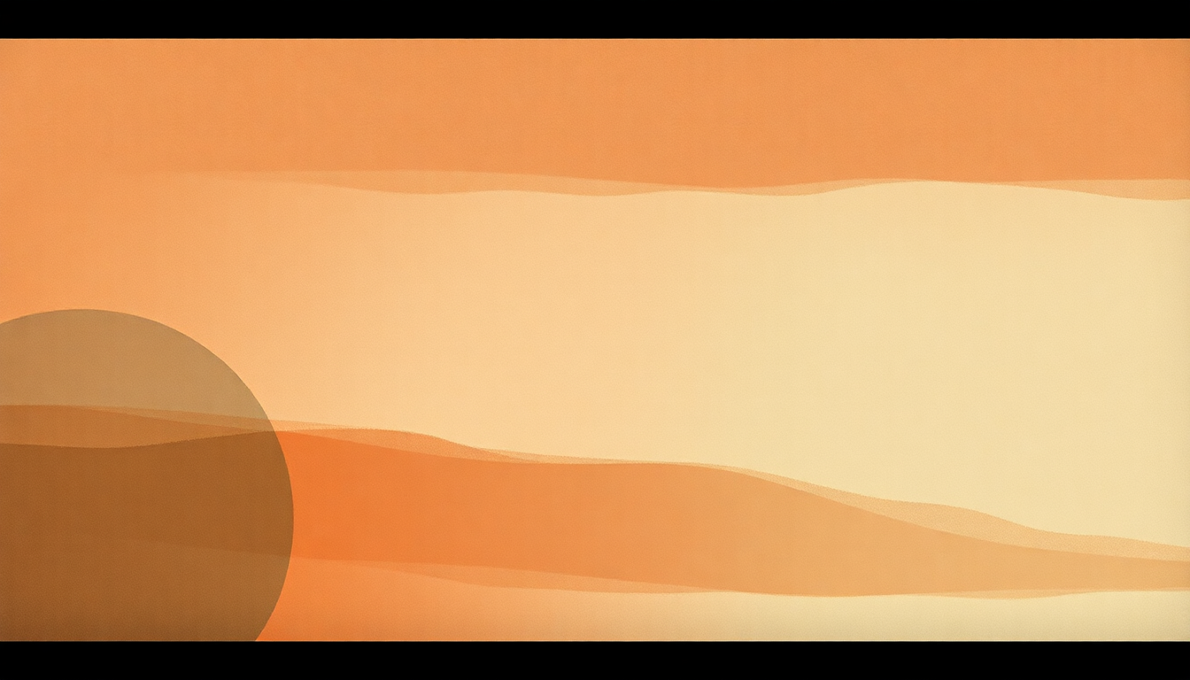 Fan-driven abstract illustration evoking the emotional arc of Love Is Still Here by Andy Shauf