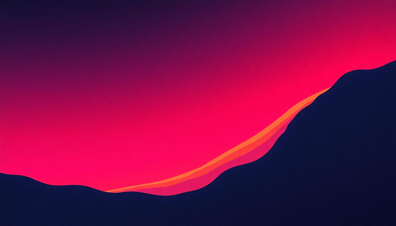 Fan-driven abstract illustration evoking the emotional arc of Love's Great Adventure by Ultravox