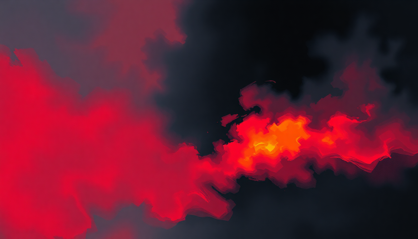 Fan-driven abstract illustration evoking the emotional arc of Love Will Tear Us Apart by Joy Division