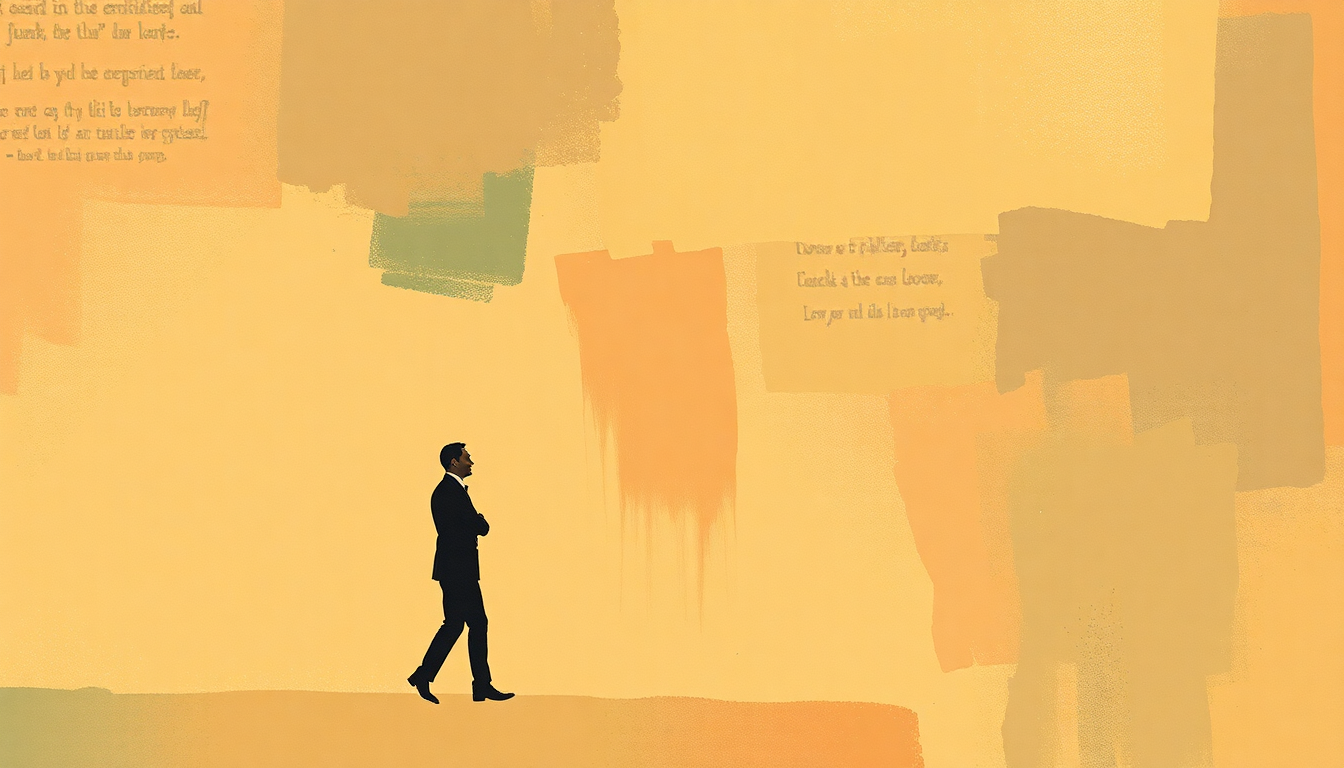 Fan-driven abstract illustration evoking the emotional arc of Luck Be a Lady by Frank Sinatra