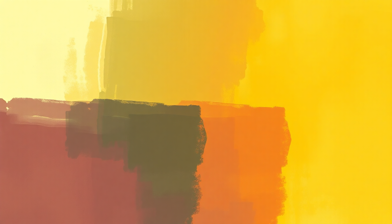 Fan-driven abstract illustration evoking the emotional arc of Lufuala Ndonga by Konono No 1