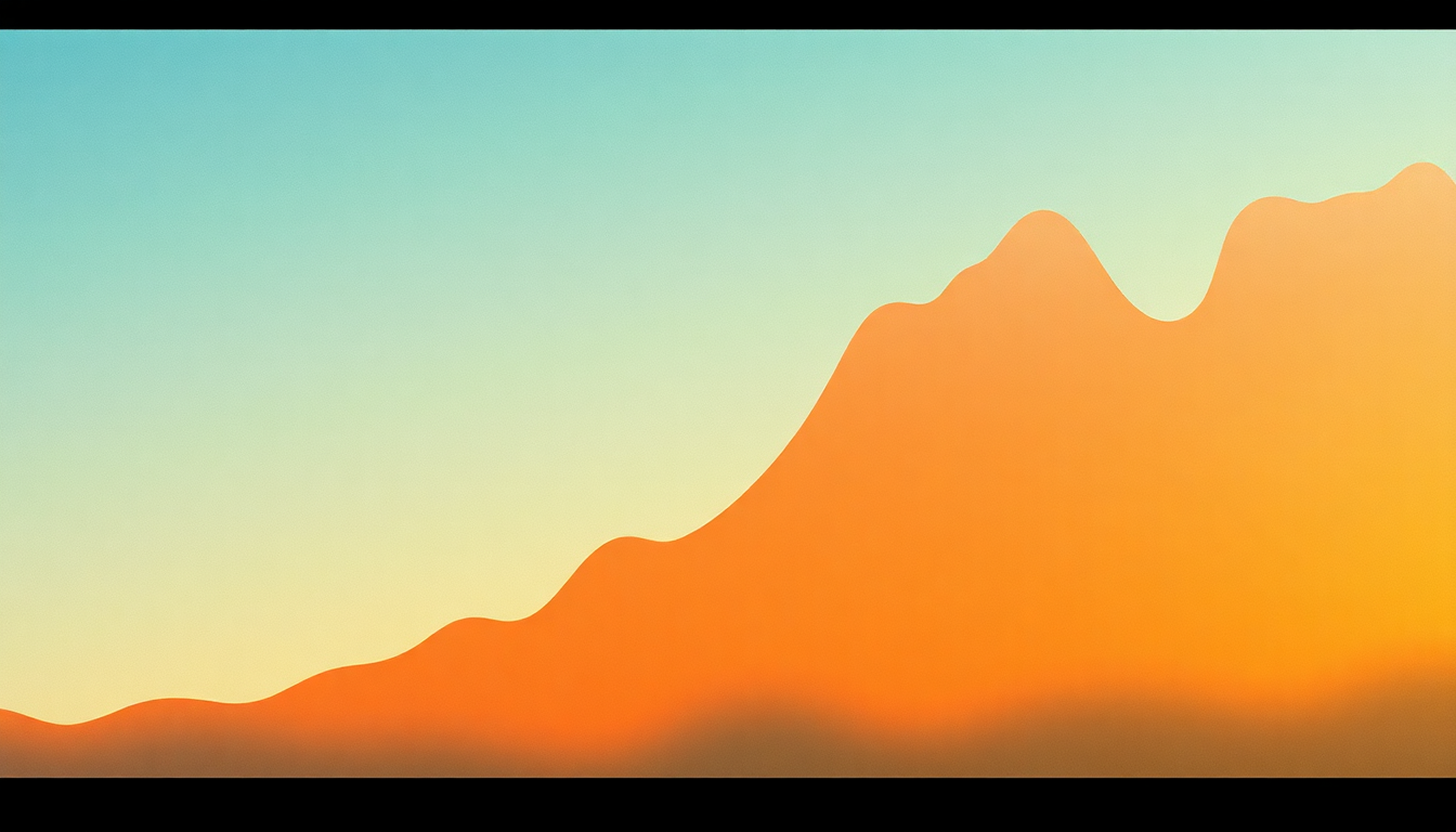 Fan-driven abstract illustration evoking the emotional arc of Lush 3 by Orbital