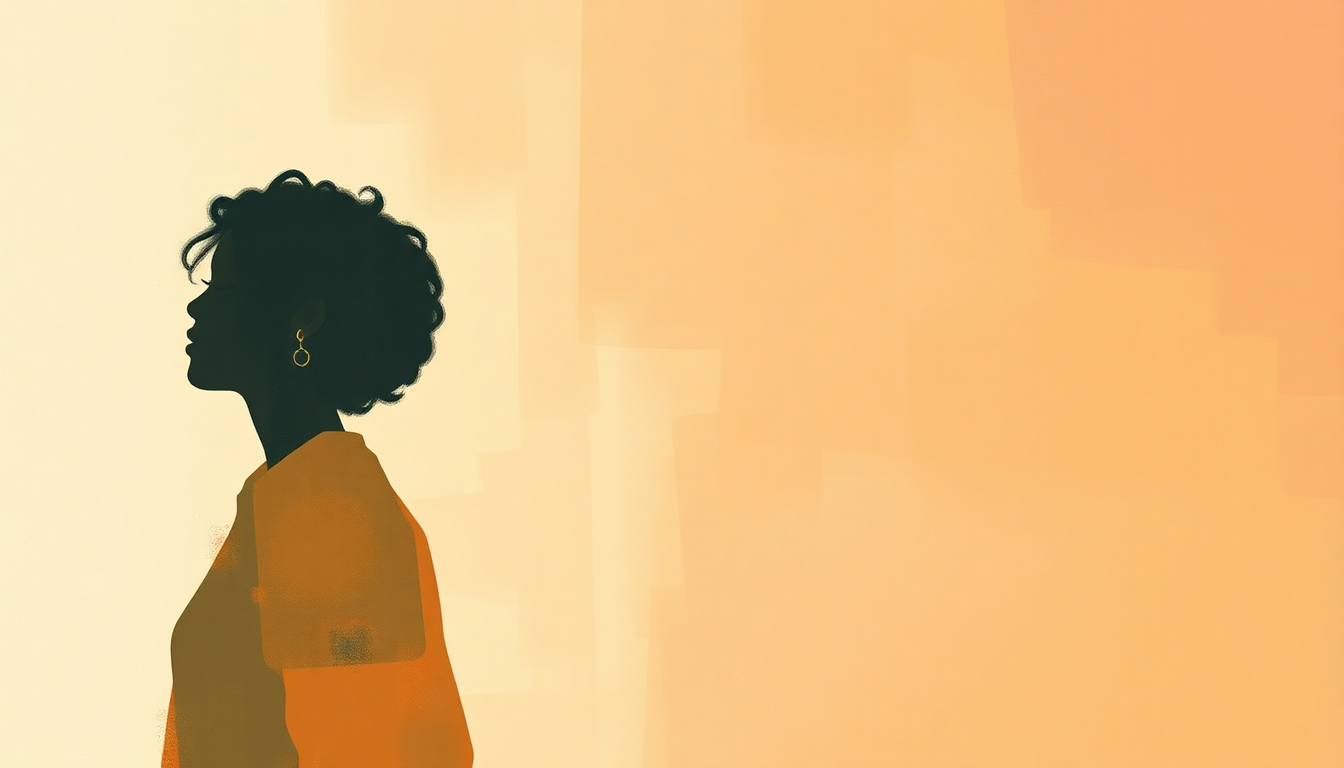 Fan-driven abstract illustration evoking the emotional arc of Mabele by Konono No 1