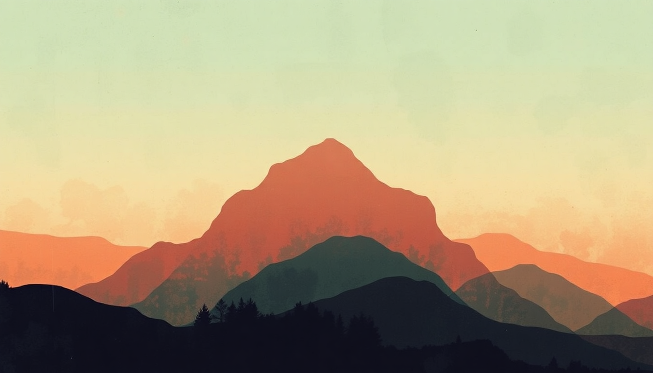 Fan-driven abstract illustration evoking the emotional arc of Man Like Me by The Cribs