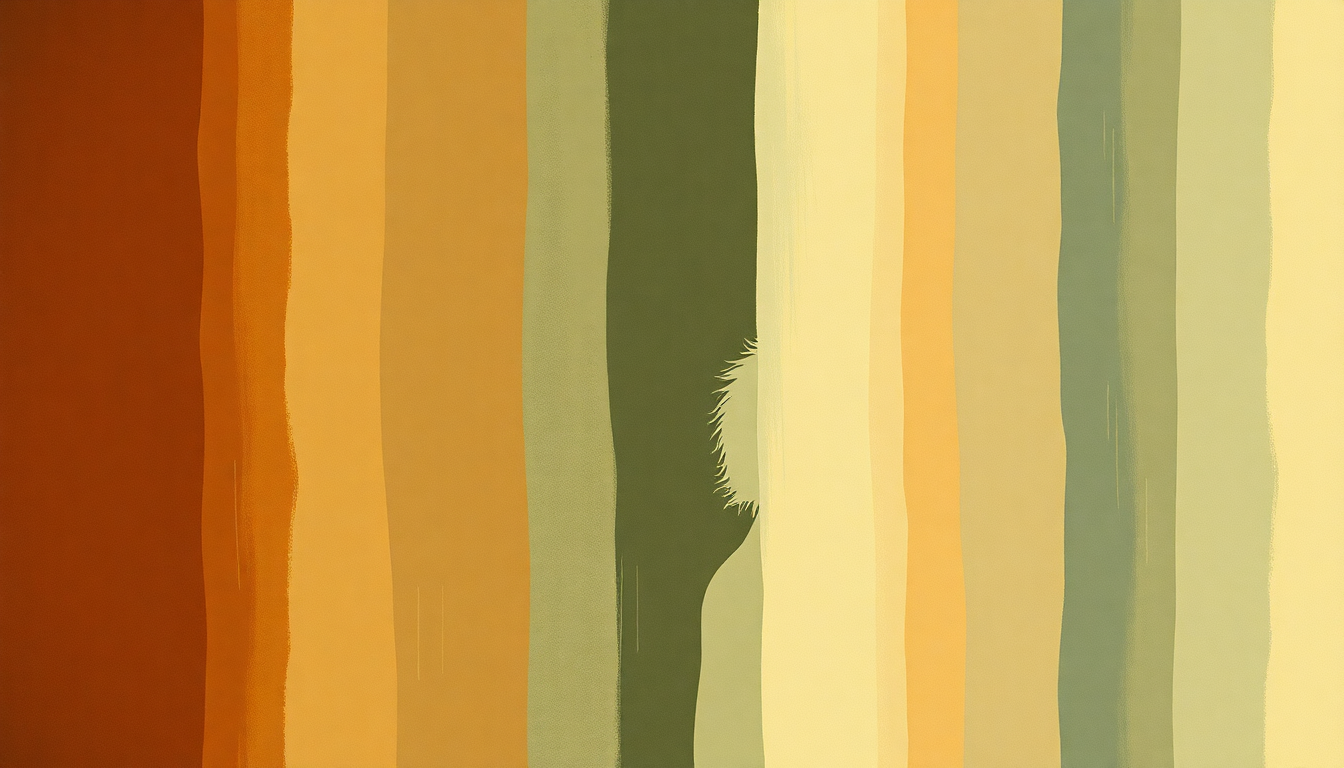 Fan-driven abstract illustration evoking the emotional arc of Many Rivers to Cross by Joe Cocker