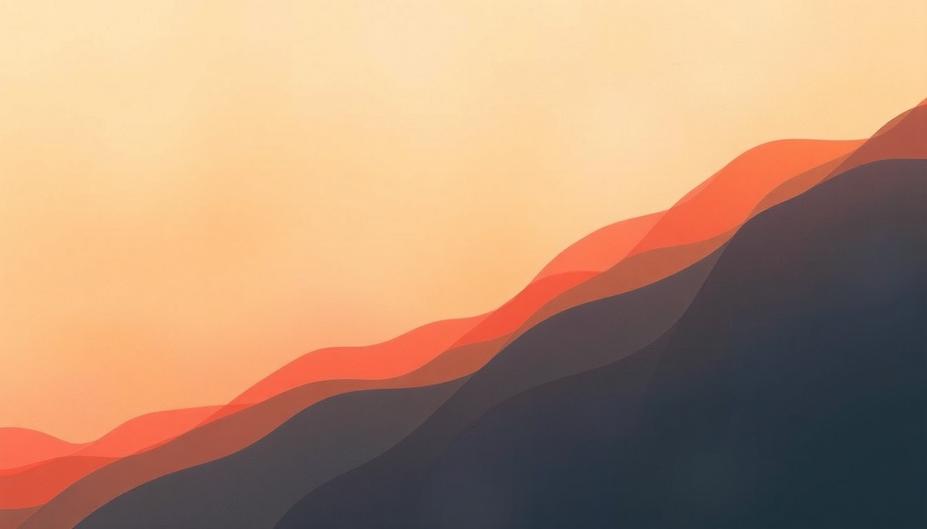 Fan-driven abstract illustration evoking the emotional arc of Map Ref. 41°N 93°W by Wire