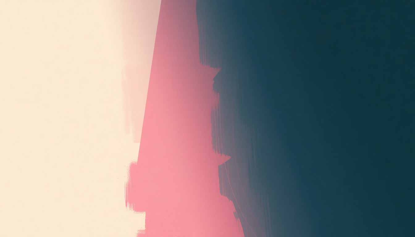 Fan-driven abstract illustration evoking the emotional arc of Maria I'm Drunk by Travis Scott