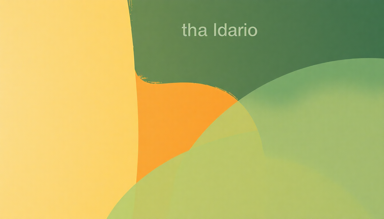 Fan-driven abstract illustration evoking the emotional arc of Maria Maria by Milton Nascimento