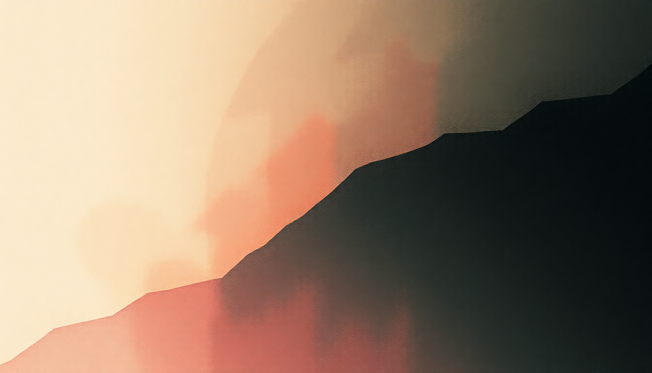 Fan-driven abstract illustration evoking the emotional arc of Melt by Leftfield