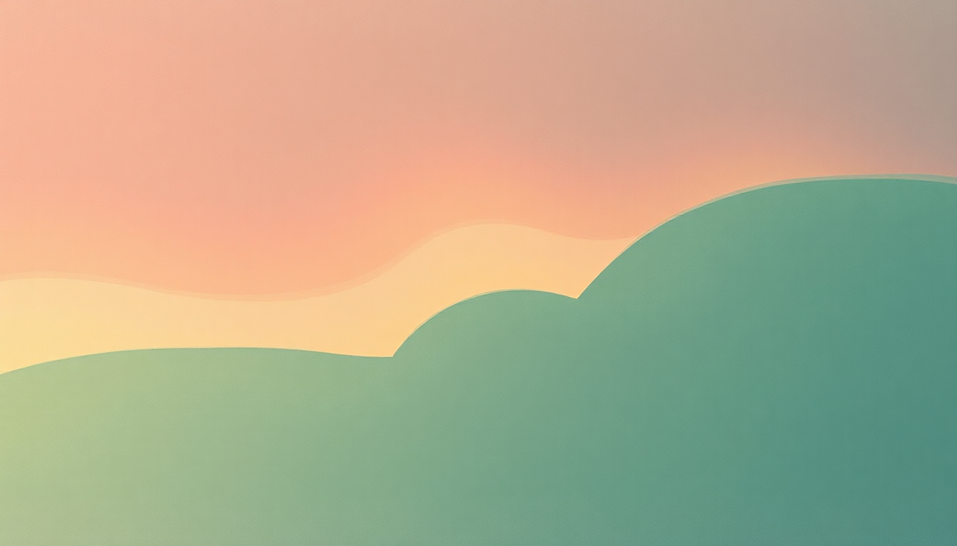 Fan-driven abstract illustration evoking the emotional arc of Memory Gospel by Moby