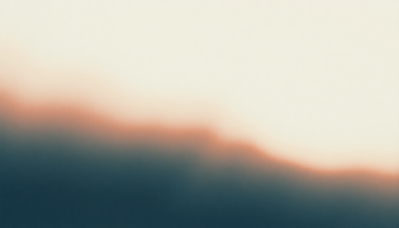 Fan-driven abstract illustration evoking the emotional arc of Mercy by Max Richter