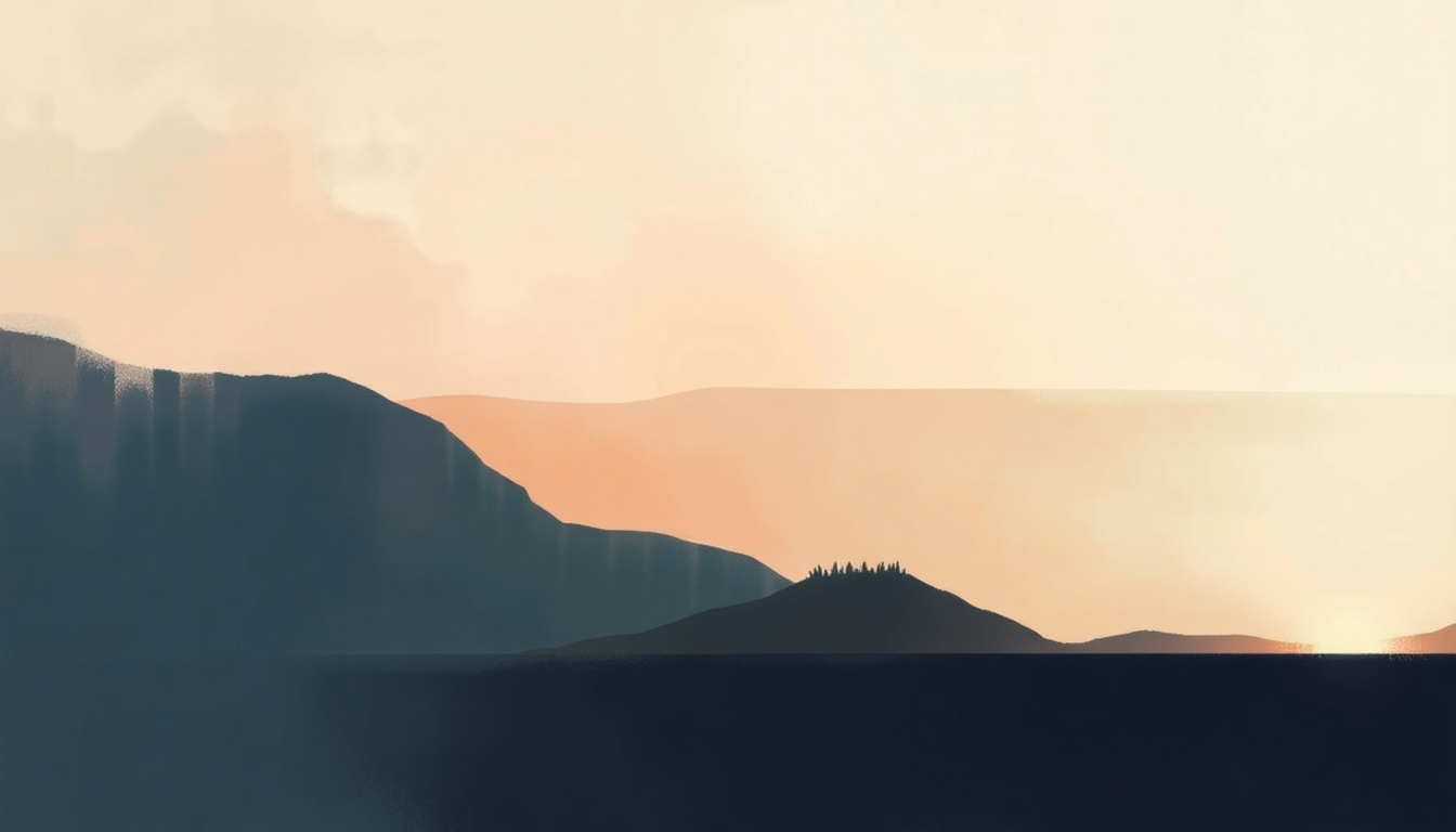 Fan-driven abstract illustration evoking the emotional arc of Mirror by Lil Wayne