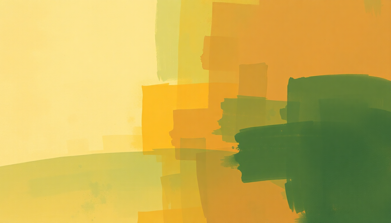 Fan-driven abstract illustration evoking the emotional arc of Miss Ann's Tempo by Grant Green