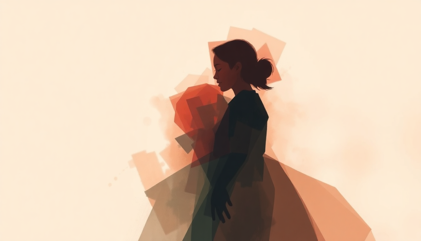 Fan-driven abstract illustration evoking the emotional arc of Mon Amour Ma Cherie by Amadou and Mariam