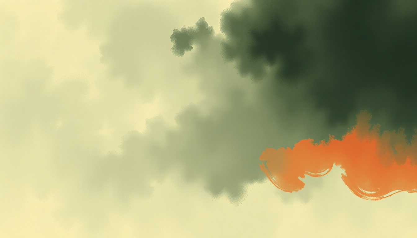 Fan-driven abstract illustration evoking the emotional arc of Money Maker by The Black Keys