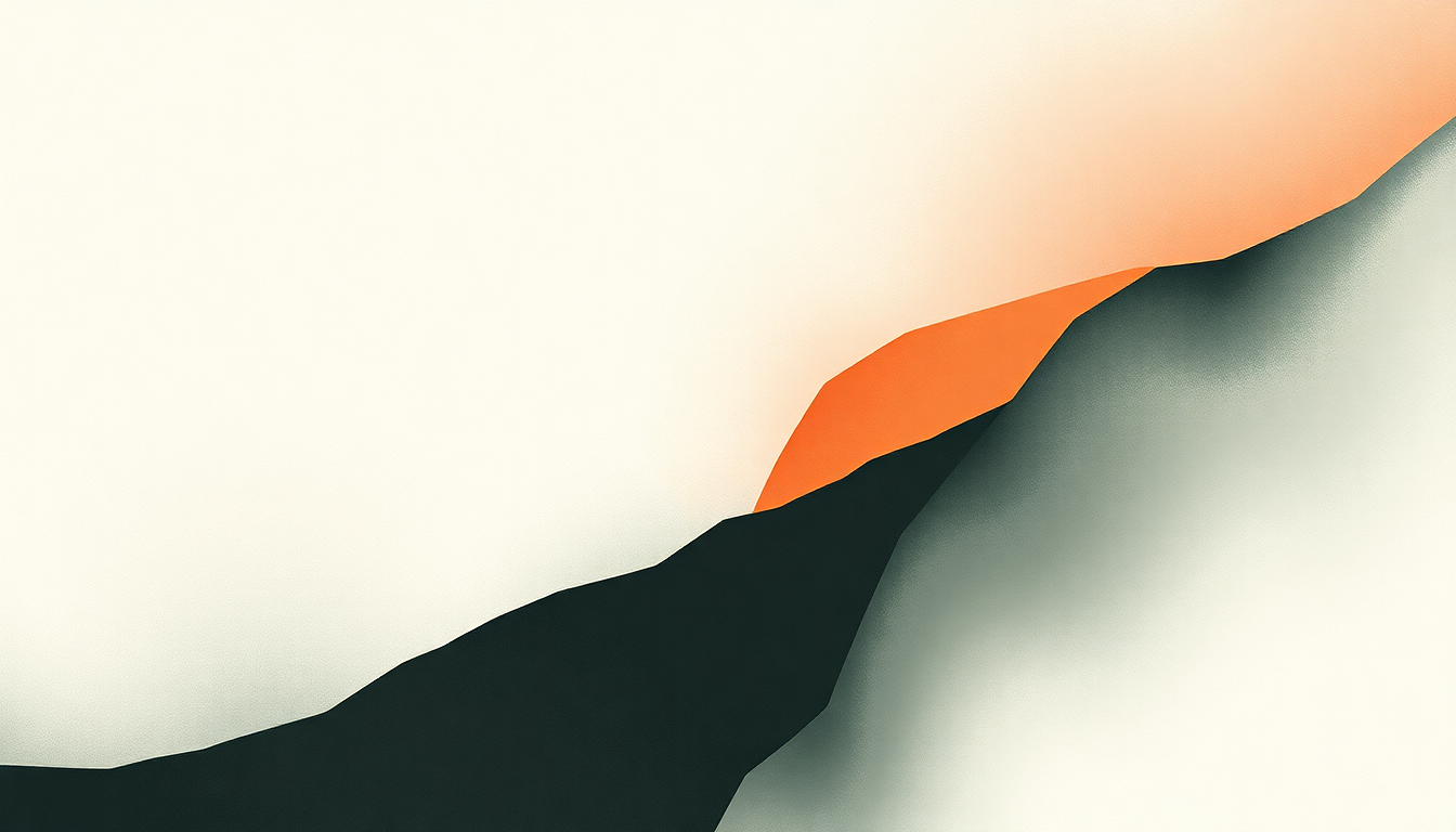 Fan-driven abstract illustration evoking the emotional arc of Monosyllabik by DJ Shadow