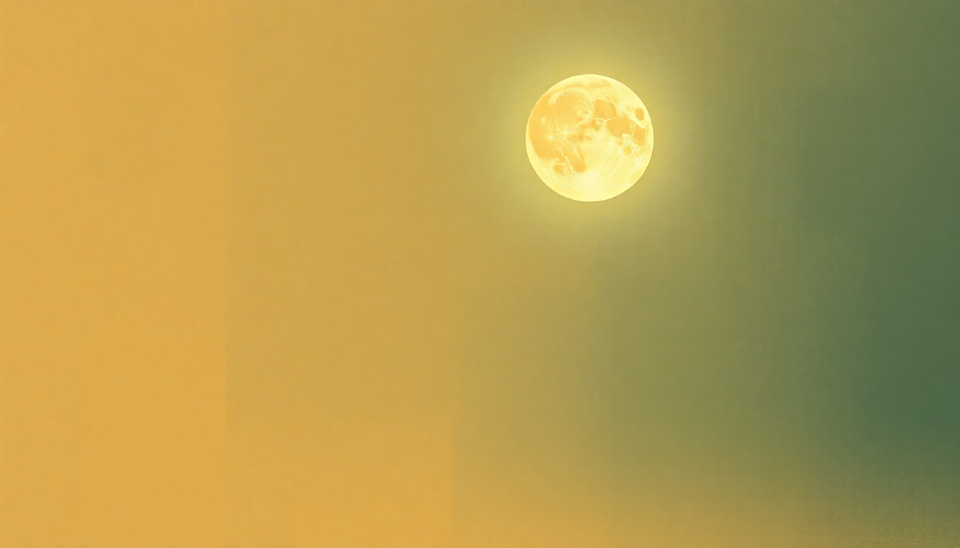 Fan-driven abstract illustration evoking the emotional arc of Moonlight Becomes You by Chet Baker