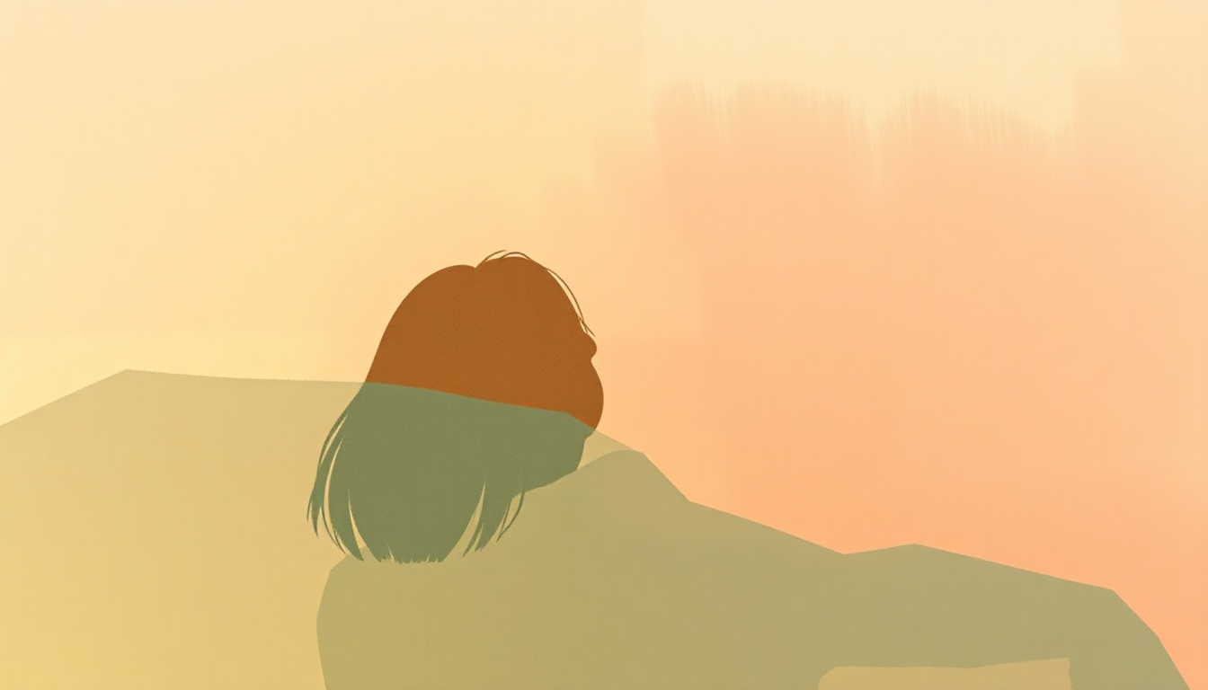 Fan-driven abstract illustration evoking the emotional arc of More Than Friends by Jason Mraz