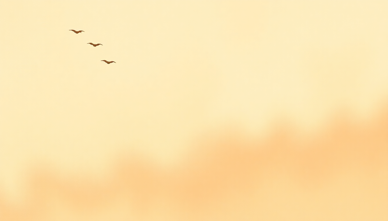 Fan-driven abstract illustration evoking the emotional arc of Morning Has Broken by Cat Stevens