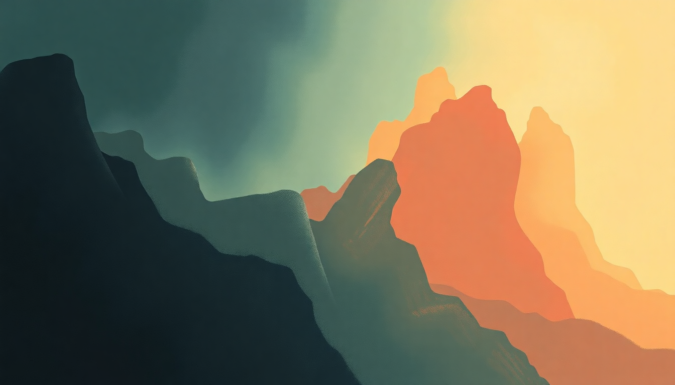 Fan-driven abstract illustration evoking the emotional arc of Moses by 808 State