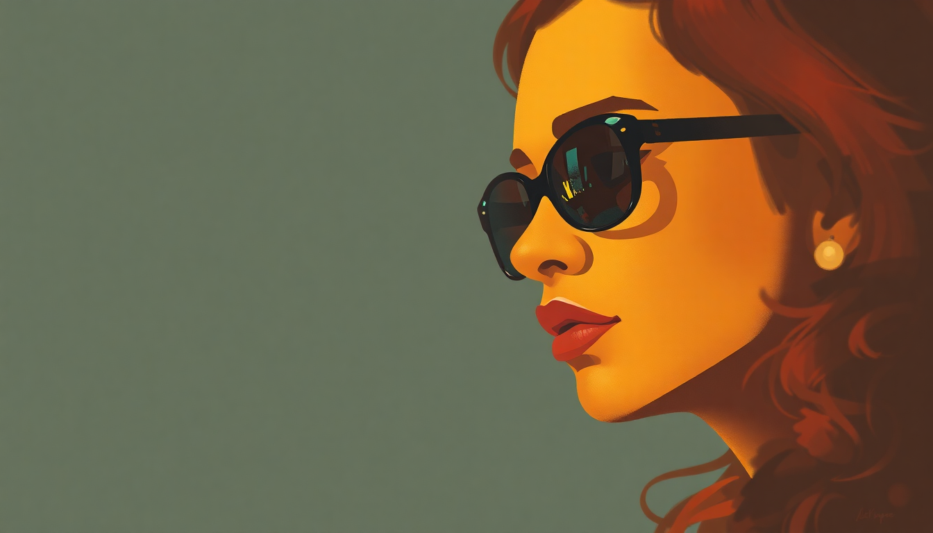 Fan-driven abstract illustration evoking the emotional arc of Mrs Officer by Lil Wayne