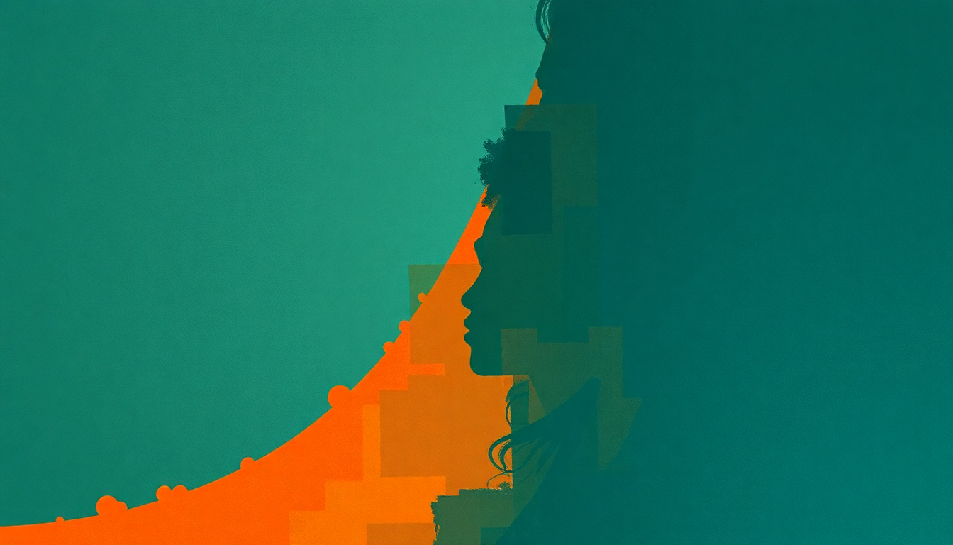 Fan-driven abstract illustration evoking the emotional arc of Murder She Wrote by Sly and Robbie