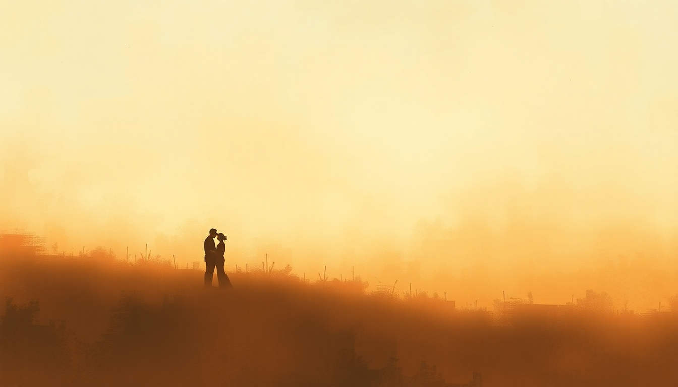 Fan-driven abstract illustration evoking the emotional arc of My Best Friend by Tim McGraw