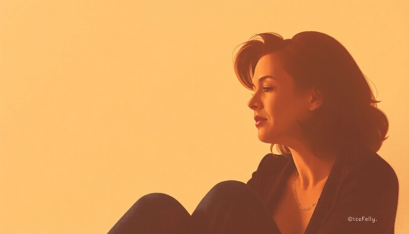 Fan-driven abstract illustration evoking the emotional arc of My Man Understands by Tammy Wynette