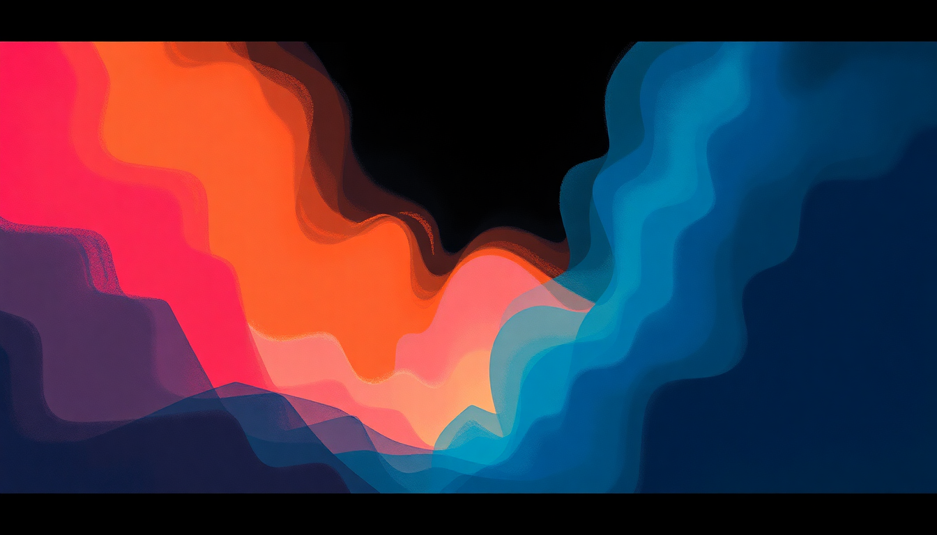 Fan-driven abstract illustration evoking the emotional arc of My Melody by Eric B and Rakim