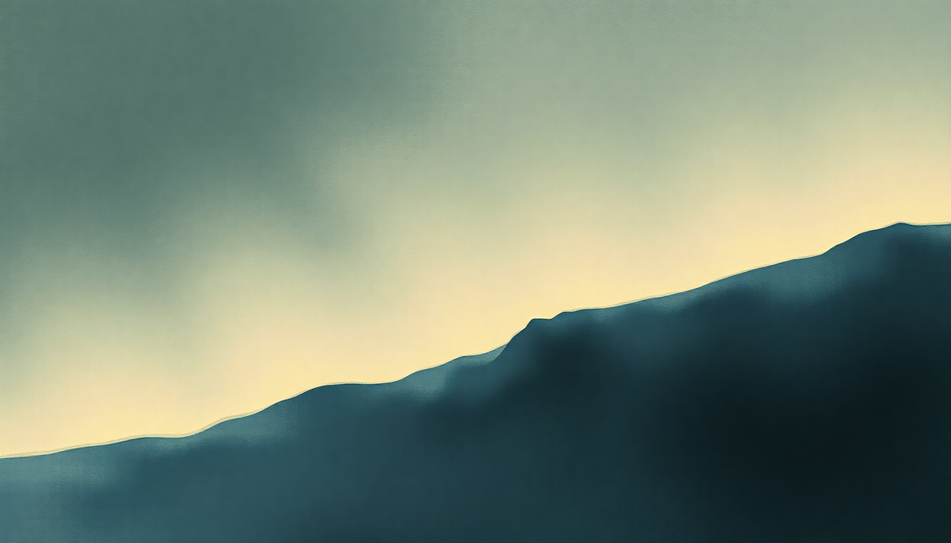 Fan-driven abstract illustration evoking the emotional arc of My Shadow in Vain by Gary Numan