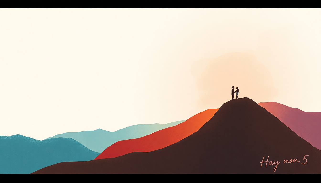 Fan-driven abstract illustration evoking the emotional arc of My Song 5 by Haim