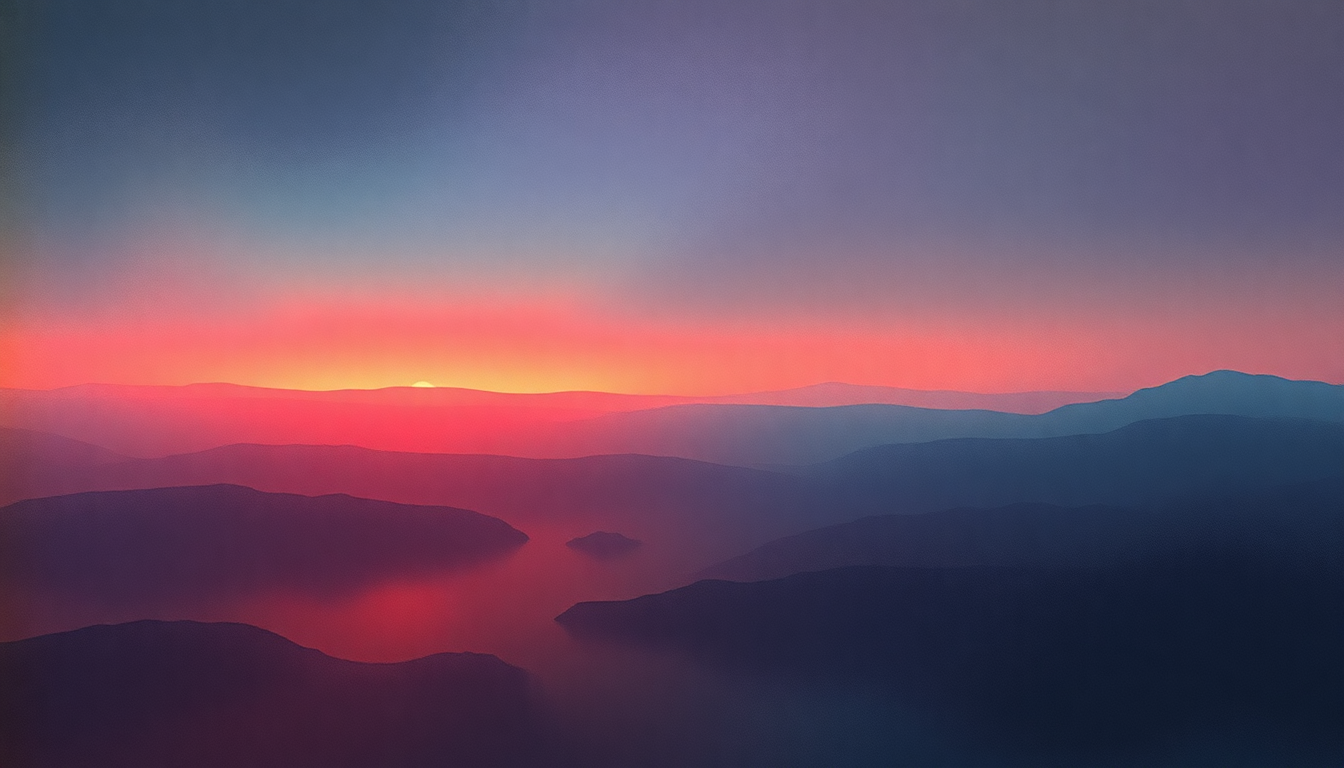 Fan-driven abstract illustration evoking the emotional arc of Mystic Rhythms by Rush