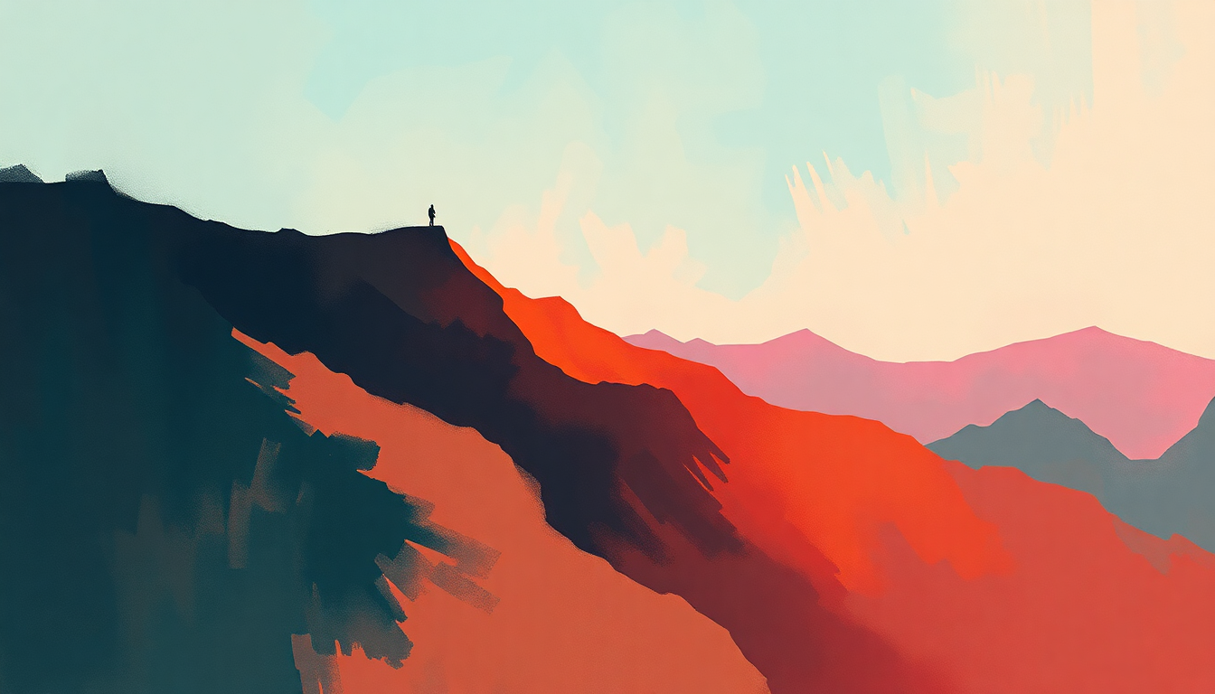 Fan-driven abstract illustration evoking the emotional arc of Nafqot Neger New by Mahmoud Ahmed