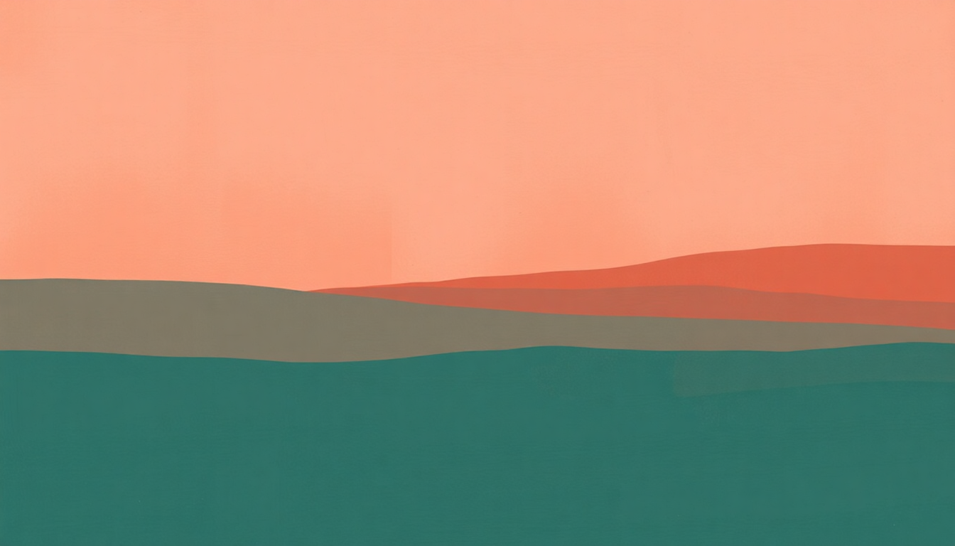 Fan-driven abstract illustration evoking the emotional arc of – Naiads, Cassadies by Fleet Foxes