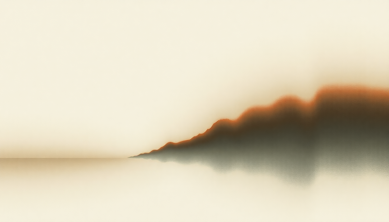 Fan-driven abstract illustration evoking the emotional arc of Nardis by Bill Evans