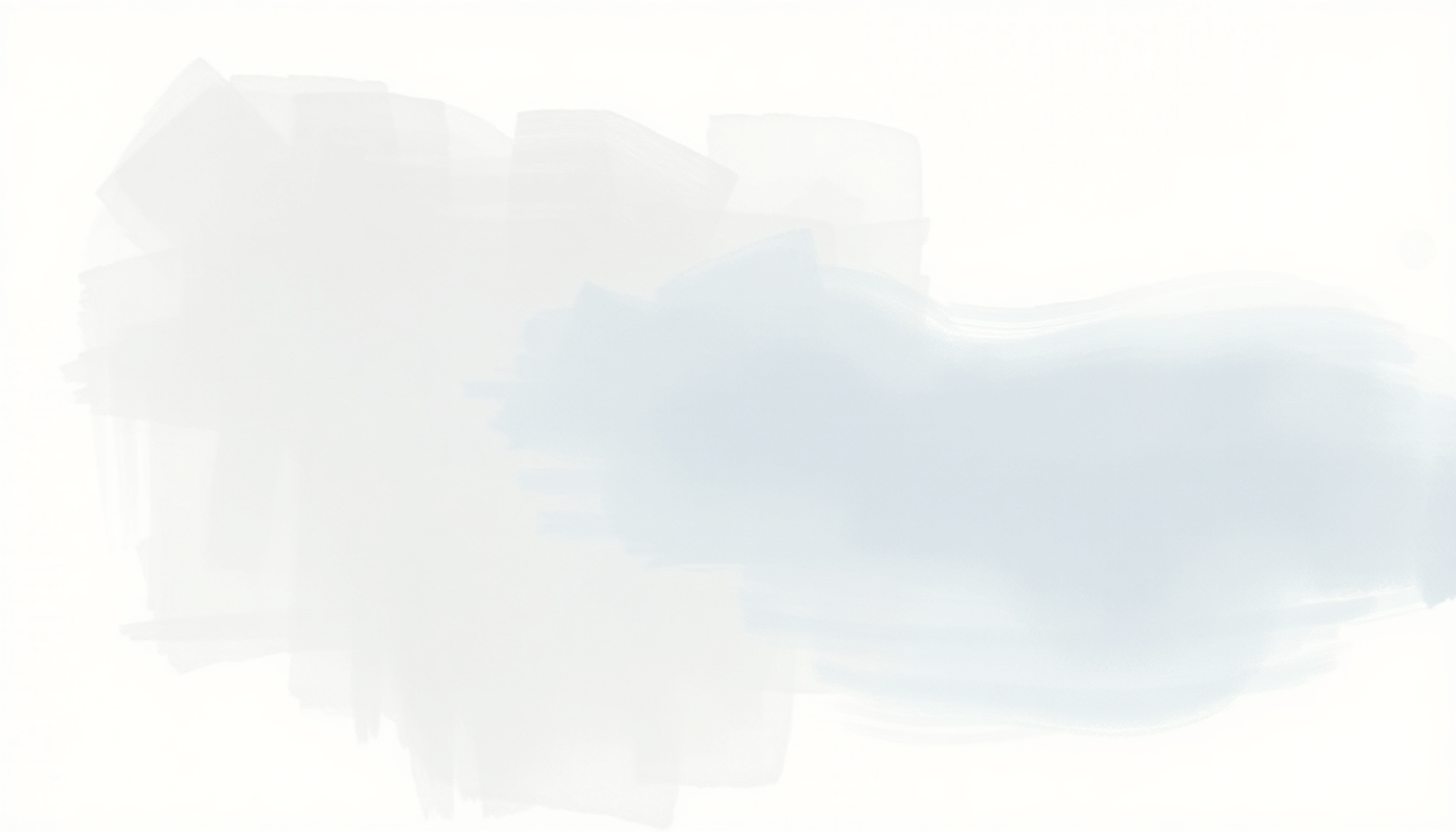 Fan-driven abstract illustration evoking the emotional arc of Natural Blue by Julie Byrne