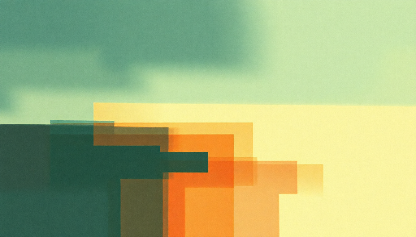 Fan-driven abstract illustration evoking the emotional arc of Nausea by Beck