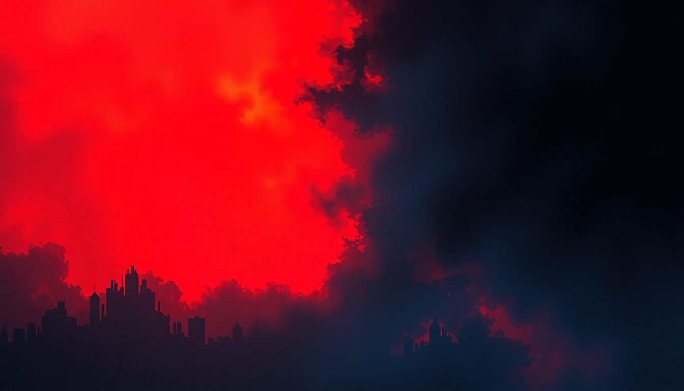 Fan-driven abstract illustration evoking the emotional arc of Never Let Me Down Again by Depeche Mode