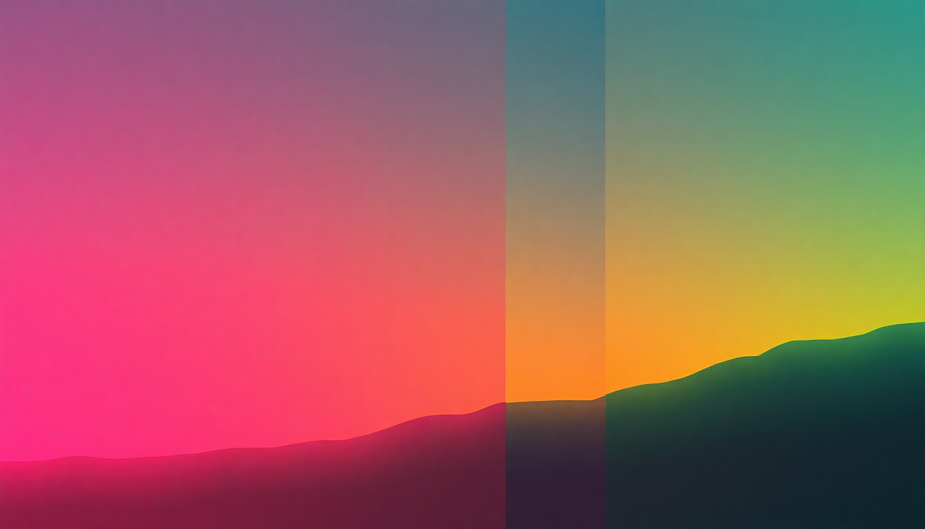 Fan-driven abstract illustration evoking the emotional arc of New Europeans by Ultravox