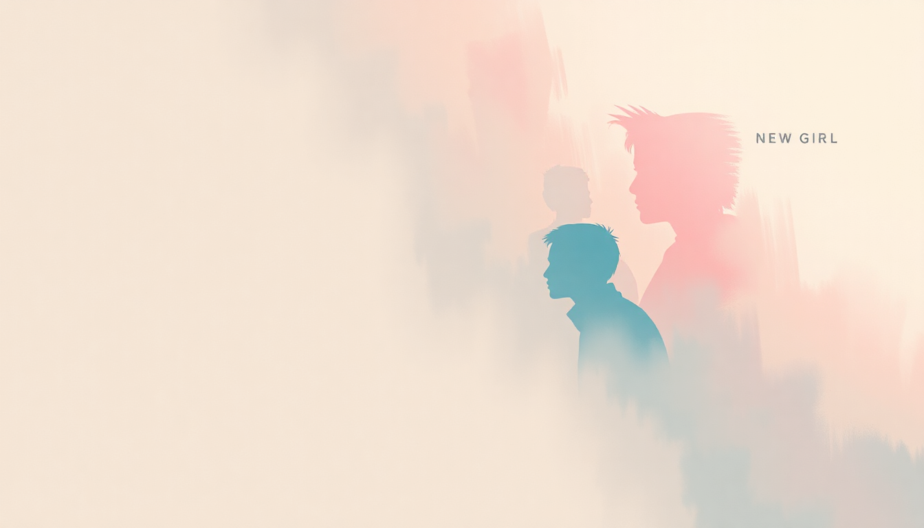 Fan-driven abstract illustration evoking the emotional arc of New Girl by Third Eye Blind