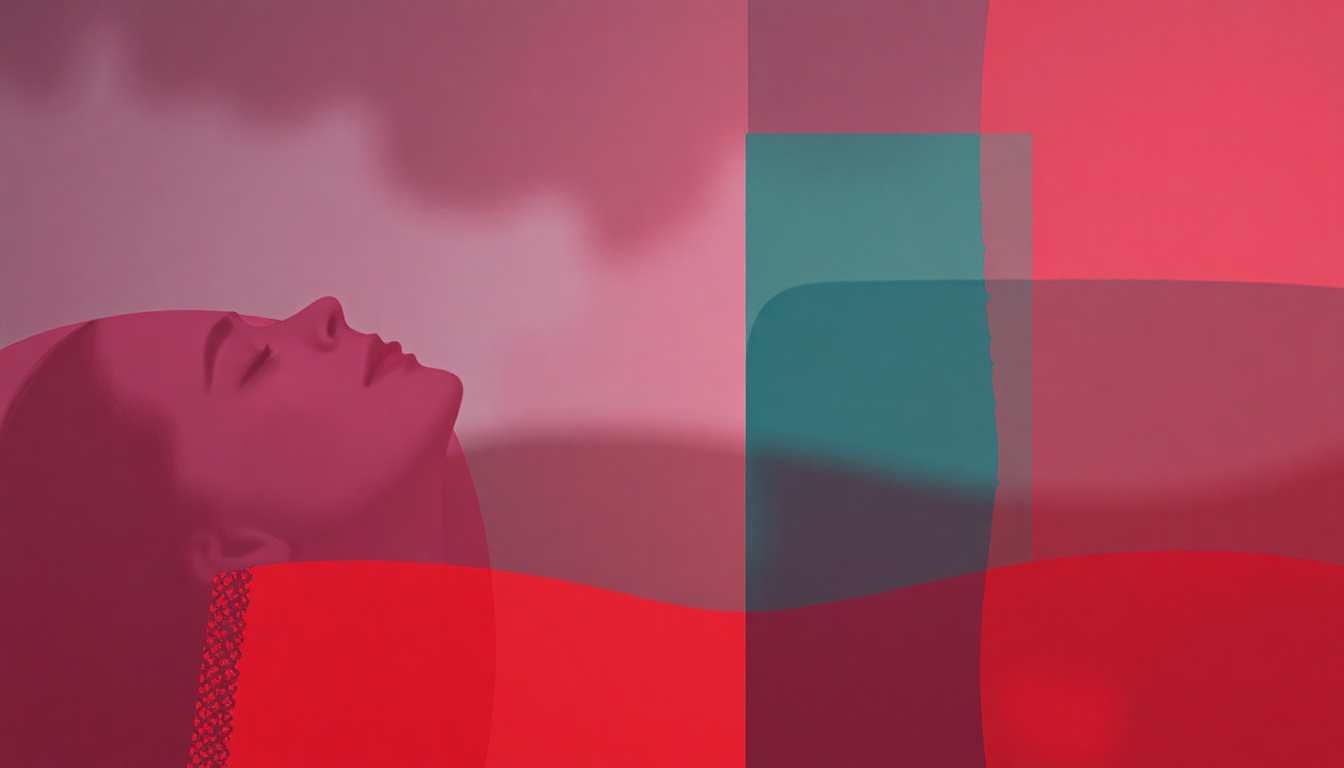 Fan-driven abstract illustration evoking the emotional arc of New Kind of Love by Maze