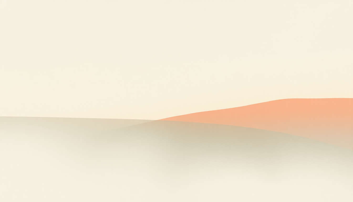 Fan-driven abstract illustration evoking the emotional arc of New Melody by Johann Johannsson