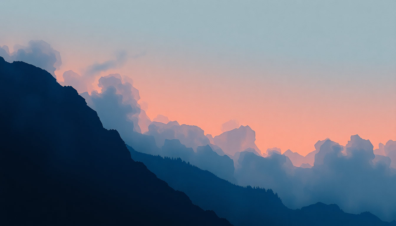 Fan-driven abstract illustration evoking the emotional arc of Night by Jackie Wilson