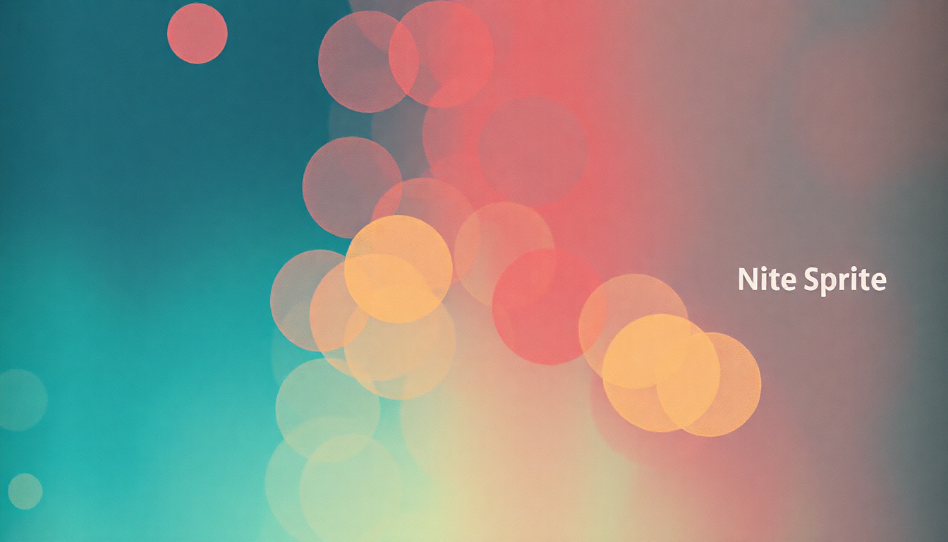 Fan-driven abstract illustration evoking the emotional arc of Nite Sprite by Chick Corea