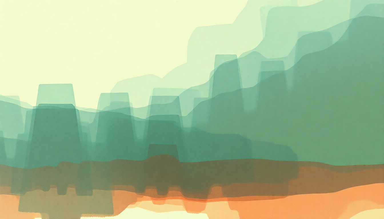 Fan-driven abstract illustration evoking the emotional arc of No Christmas While I'm Talking by The Walkmen