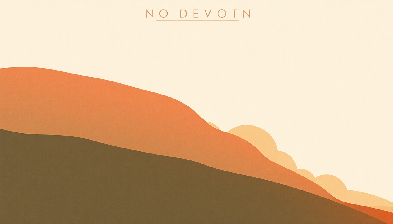 Fan-driven abstract illustration evoking the emotional arc of No Devotion by Four Tet