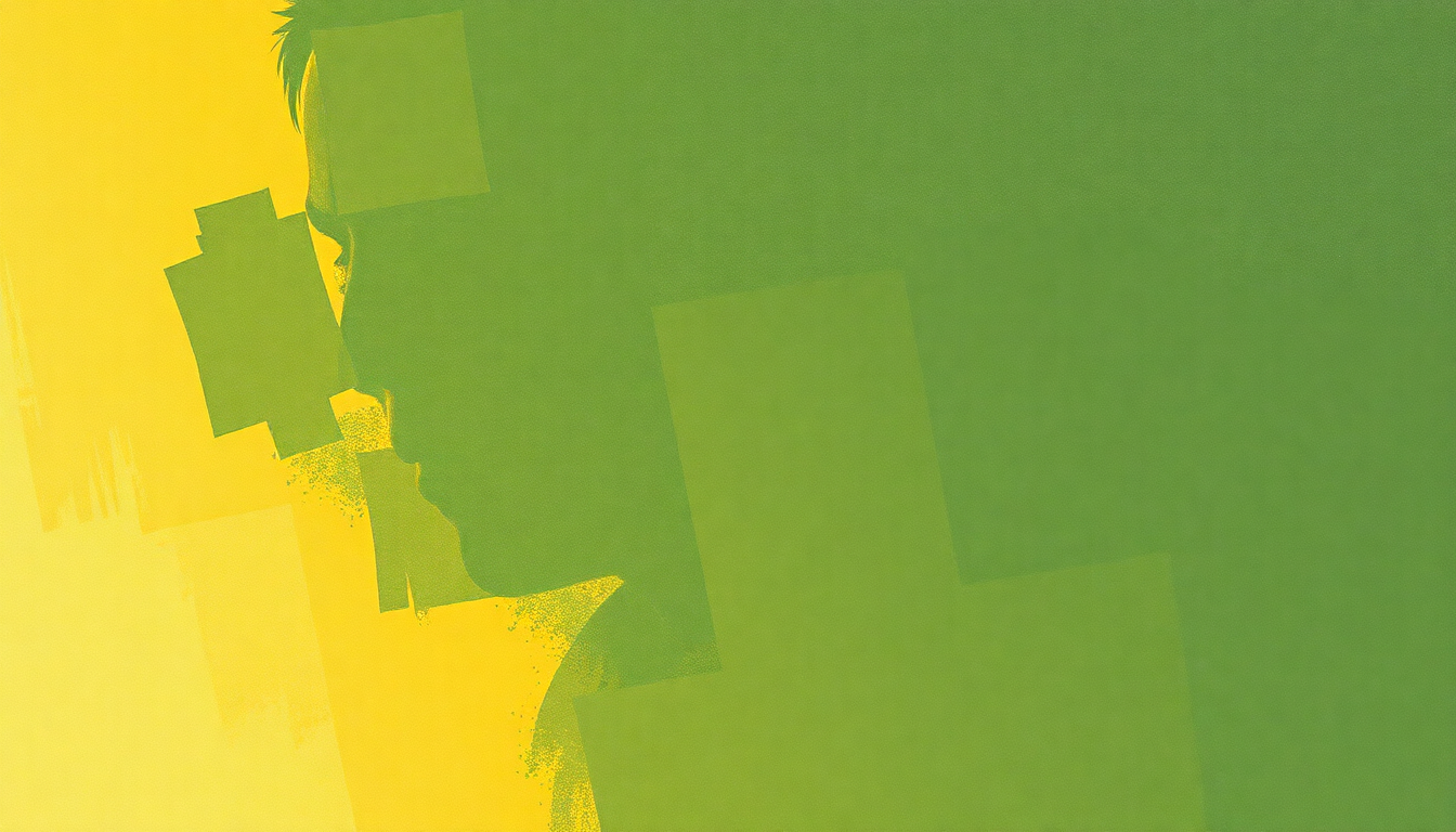 Fan-driven abstract illustration evoking the emotional arc of No More by Roni Size