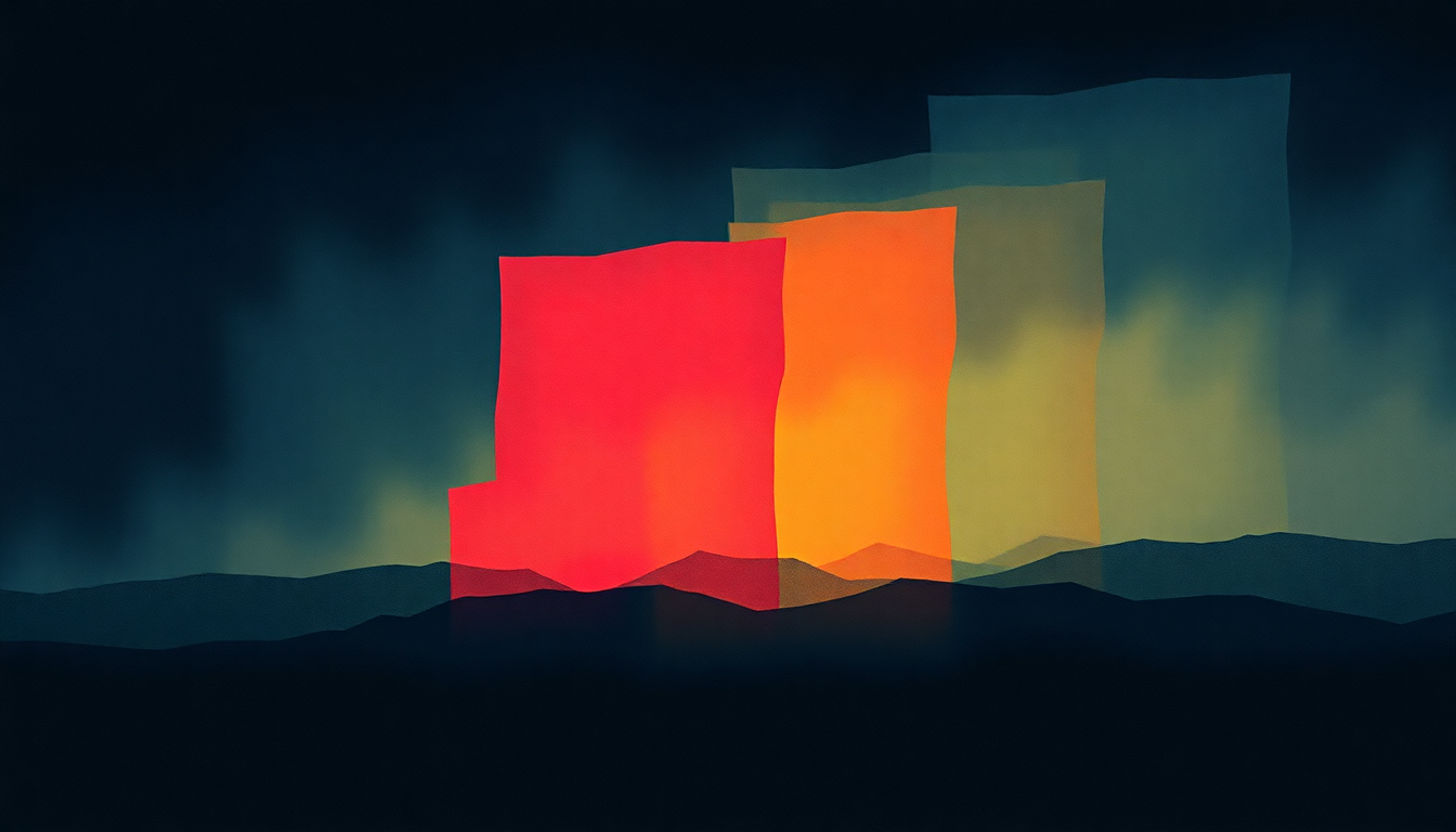 Fan-driven abstract illustration evoking the emotional arc of Nobody's Diary by Yazoo