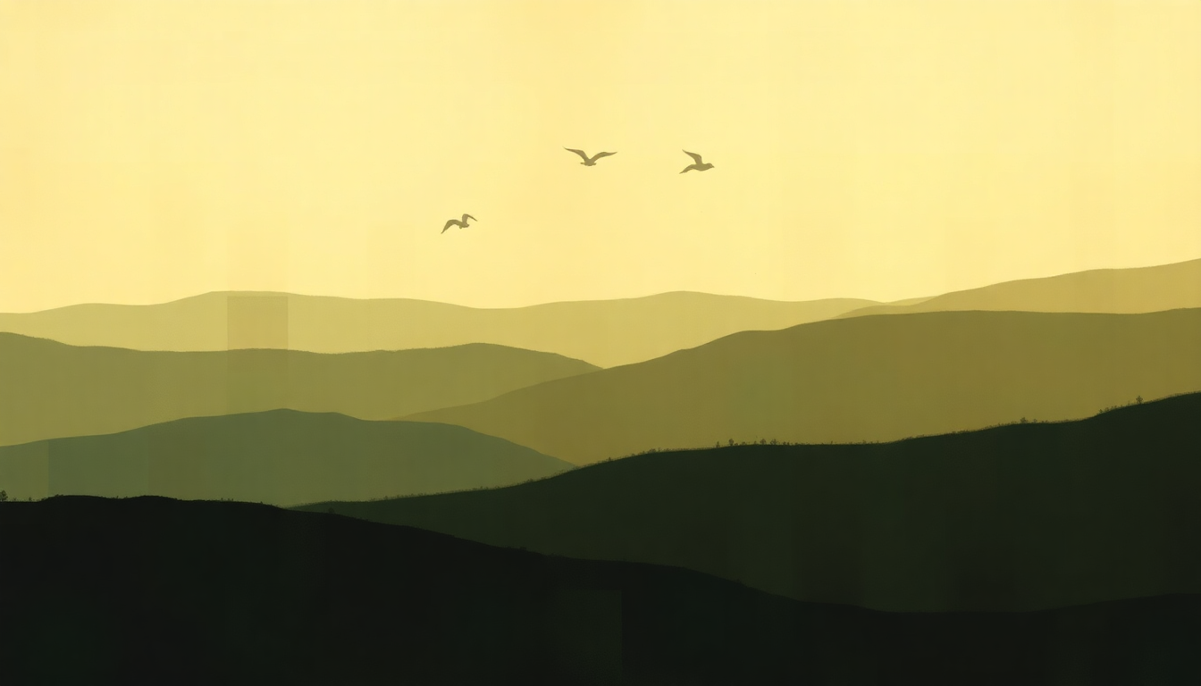 Fan-driven abstract illustration evoking the emotional arc of Nobukhosi by Miriam Makeba